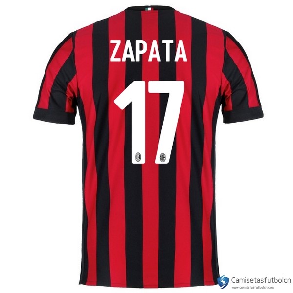 Camiseta Milan Primera equipo Zapata 2017-18